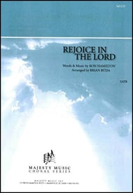 Rejoice in the Lord SATB choral sheet music cover Thumbnail